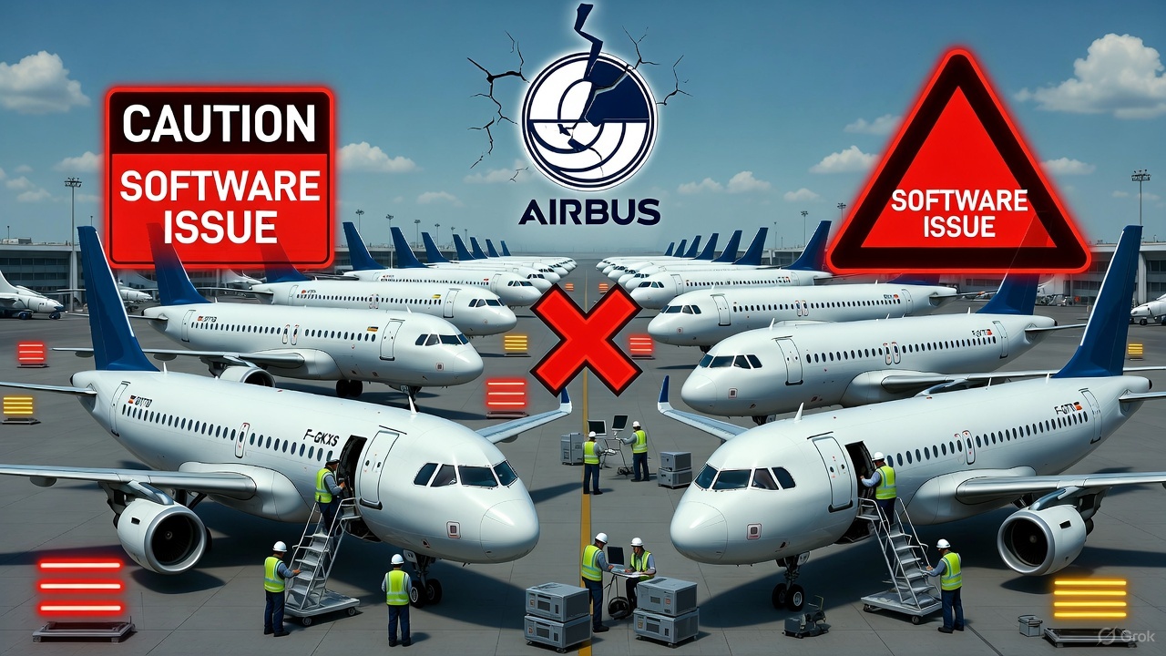 Airbus Grounds 12,000+ Aircraft After Discovering a Silent Pitch-Down Bug