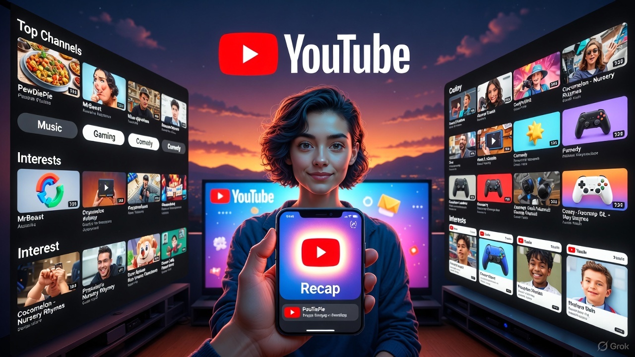 YouTube's 2025 Recap: Your Personal Highlight Reel of Binge Habits, Now Shareable Worldwide