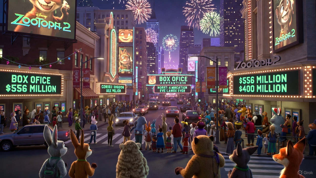 Zootopia 2 Shatters Records with 6 Million Global Debut, Becoming the Biggest Animated Launch Ever