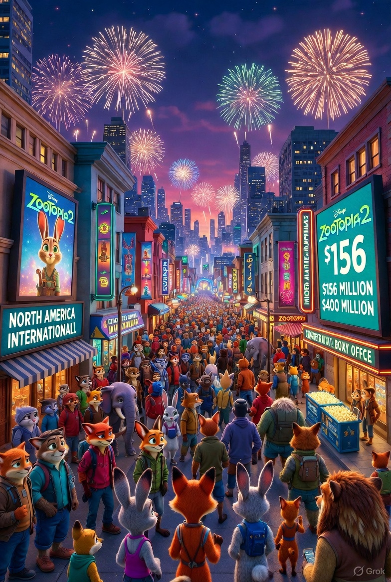 Zootopia 2 Shatters Records with 6 Million Global Debut, Becoming the Biggest Animated Launch Ever