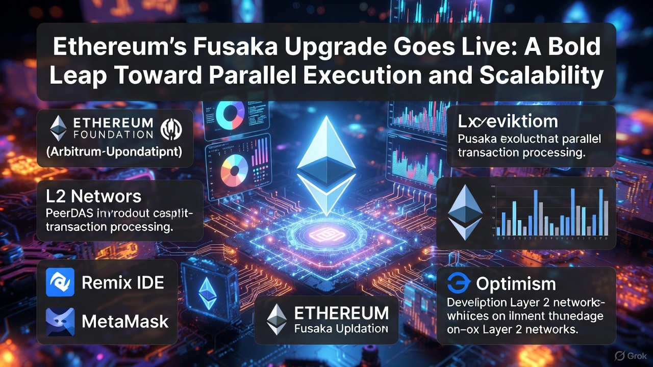 Ethereum's Fusaka Upgrade Goes Live: A Bold Leap Toward Parallel Execution and Scalability