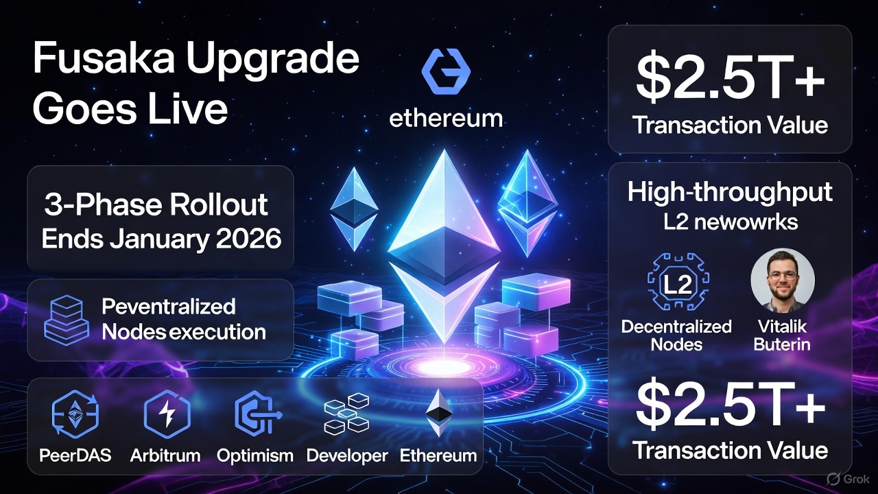 Ethereum's Fusaka Upgrade Goes Live: A Bold Leap Toward Parallel Execution and Scalability