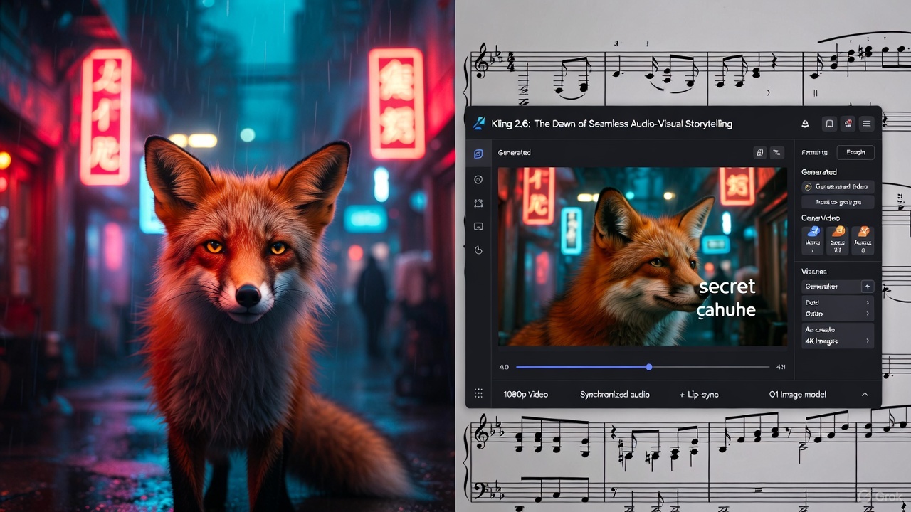 Kling AI Unleashes 2.6: The Dawn of Seamless Audio-Visual Storytelling