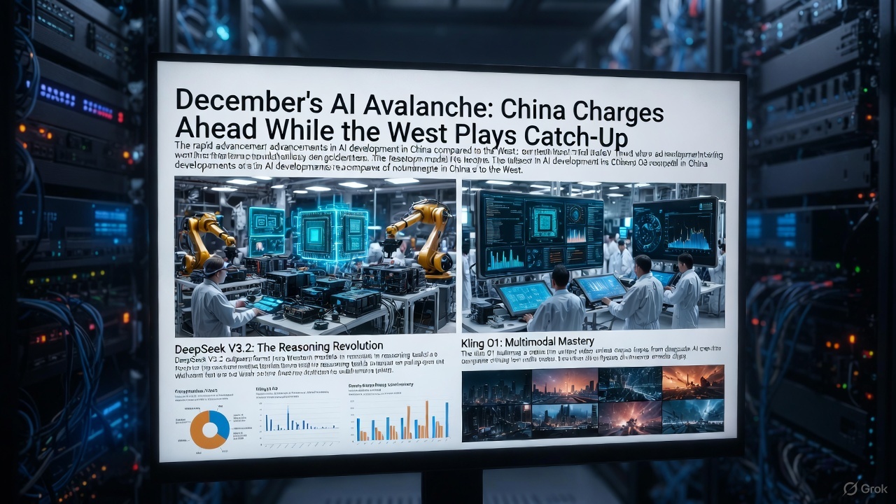 December's AI Avalanche: China Charges Ahead While the West Plays Catch-Up