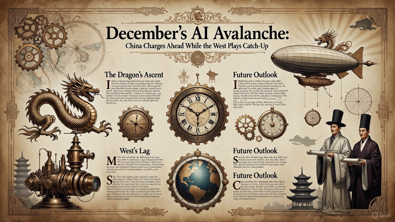 December's AI Avalanche: China Charges Ahead While the West Plays Catch-Up