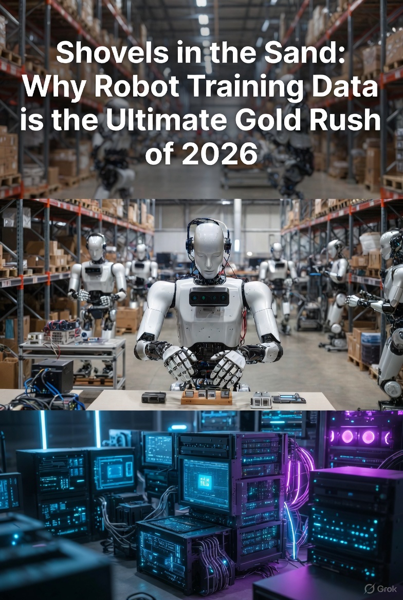 Shovels in the Sand: Why Robot Training Data is the Ultimate Gold Rush of 2026