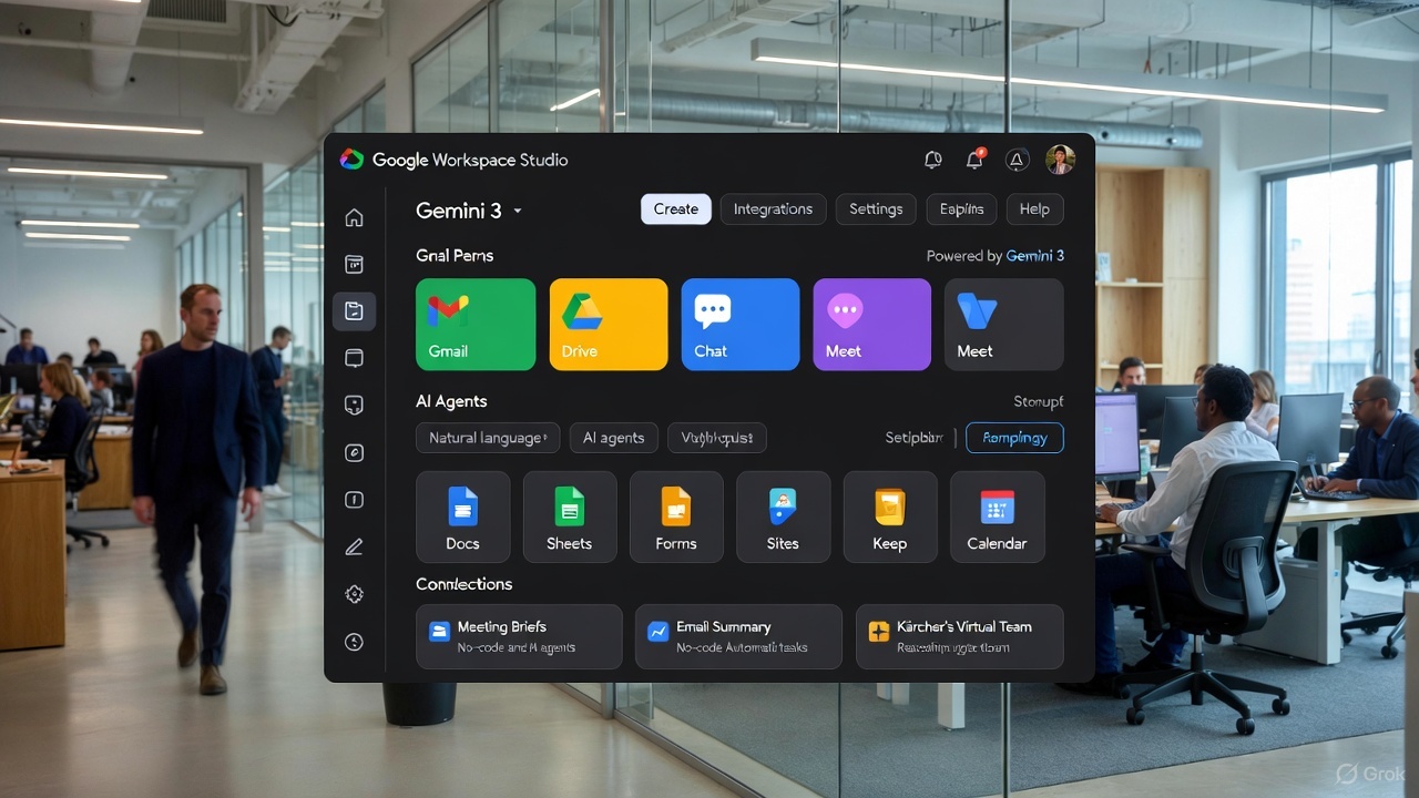 Google Unleashes Workspace Studio: A No-Code AI Agent Revolution Powered by Gemini 3