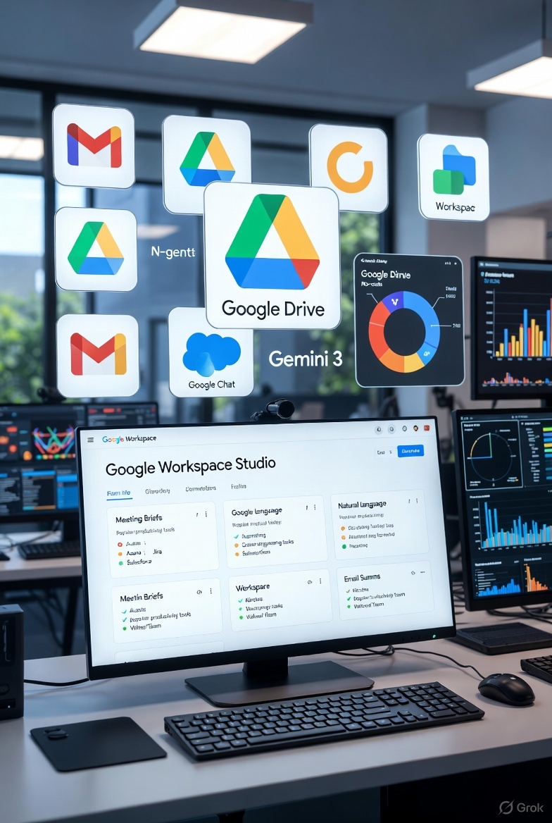 Google Unleashes Workspace Studio: A No-Code AI Agent Revolution Powered by Gemini 3