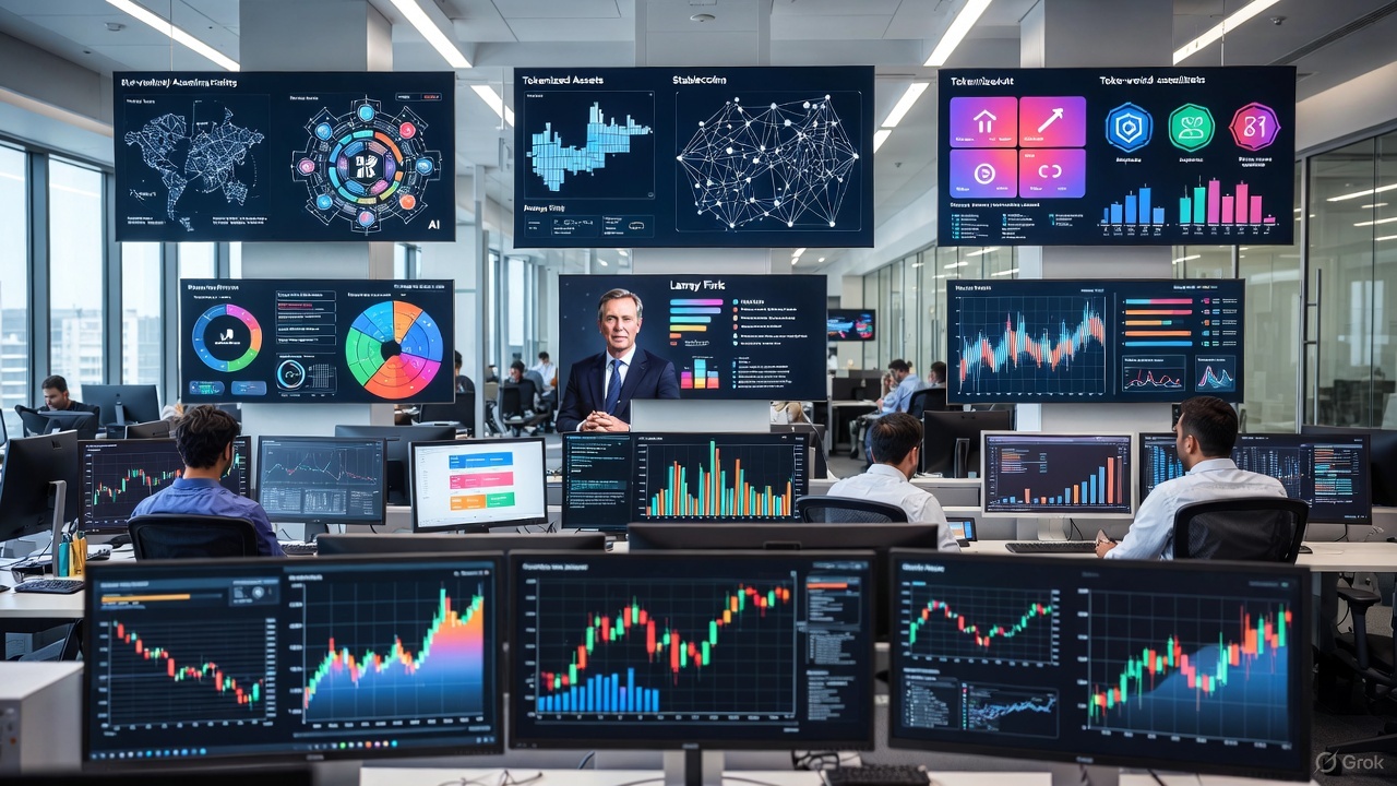 BlackRock's 2026 Outlook Snubs Bitcoin, Bets Big on AI and Tokenization Instead