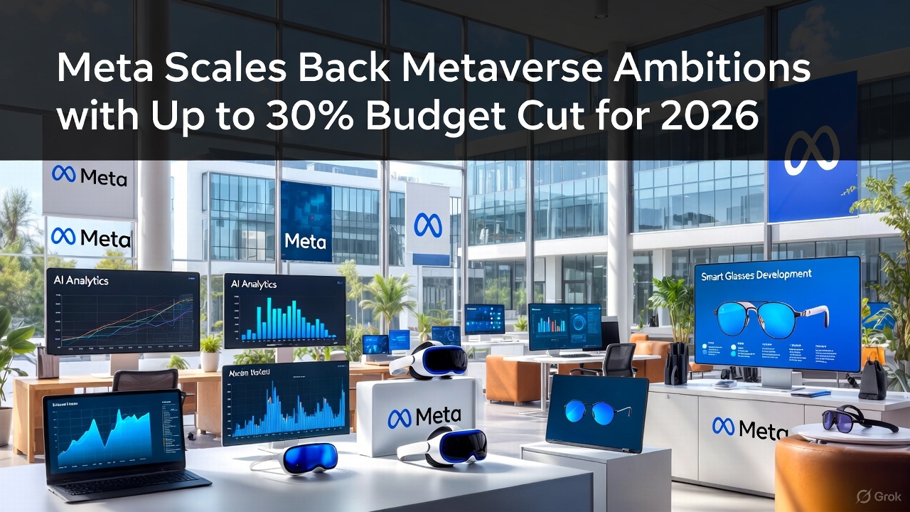 Meta Scales Back Metaverse Ambitions with Up to 30% Budget Cut for 2026