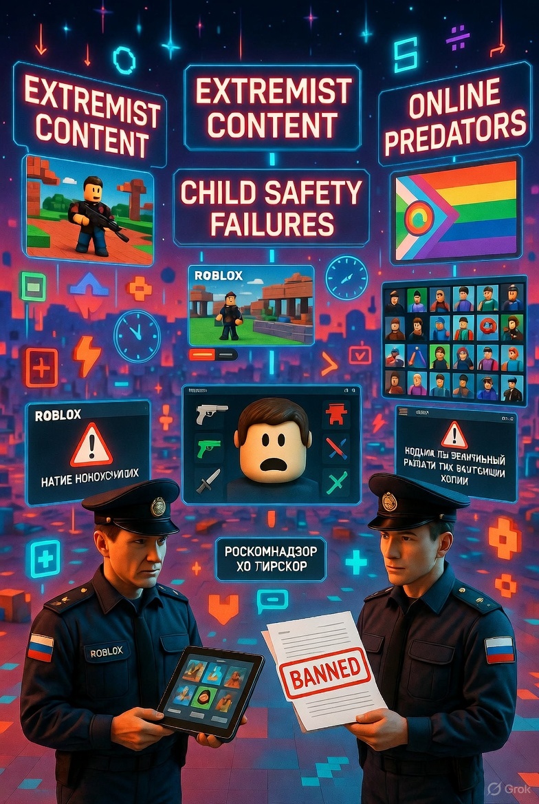 Russia Blocks Roblox Amid Claims of Extremist Content and Child Safety Failures