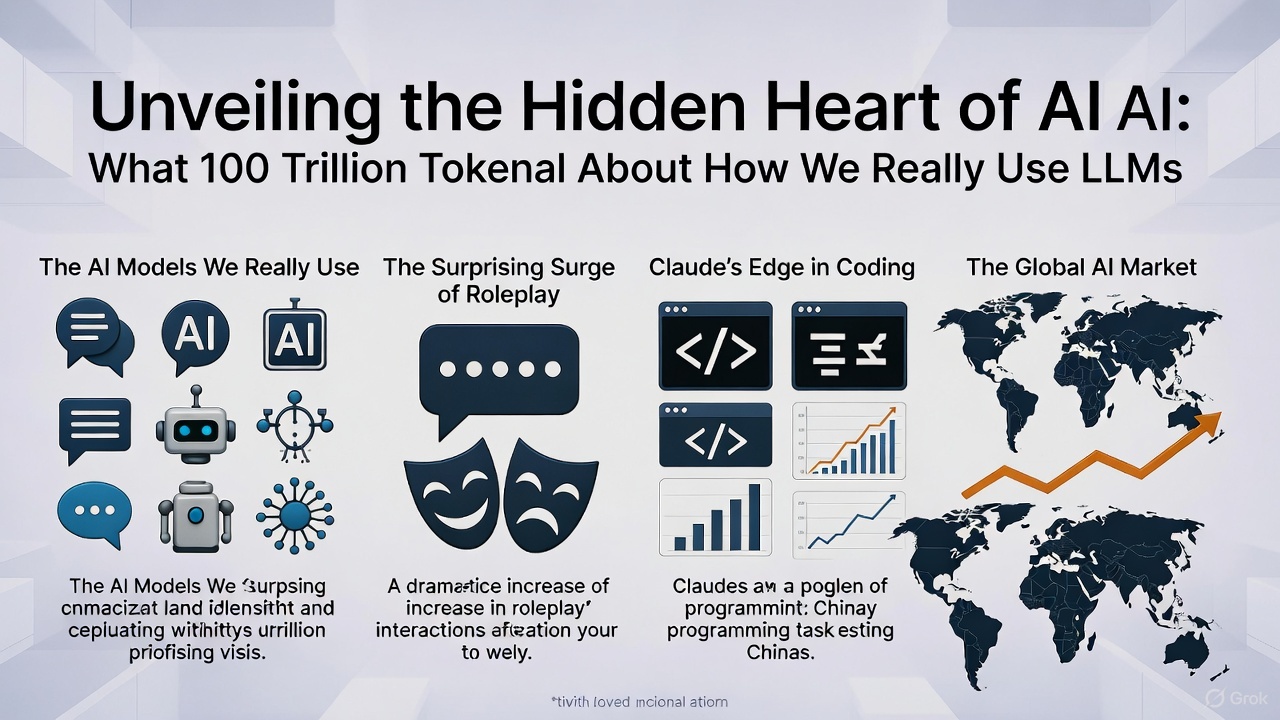 Unveiling the Hidden Heart of AI: What 100 Trillion Tokens Reveal About How We Really Use LLMs