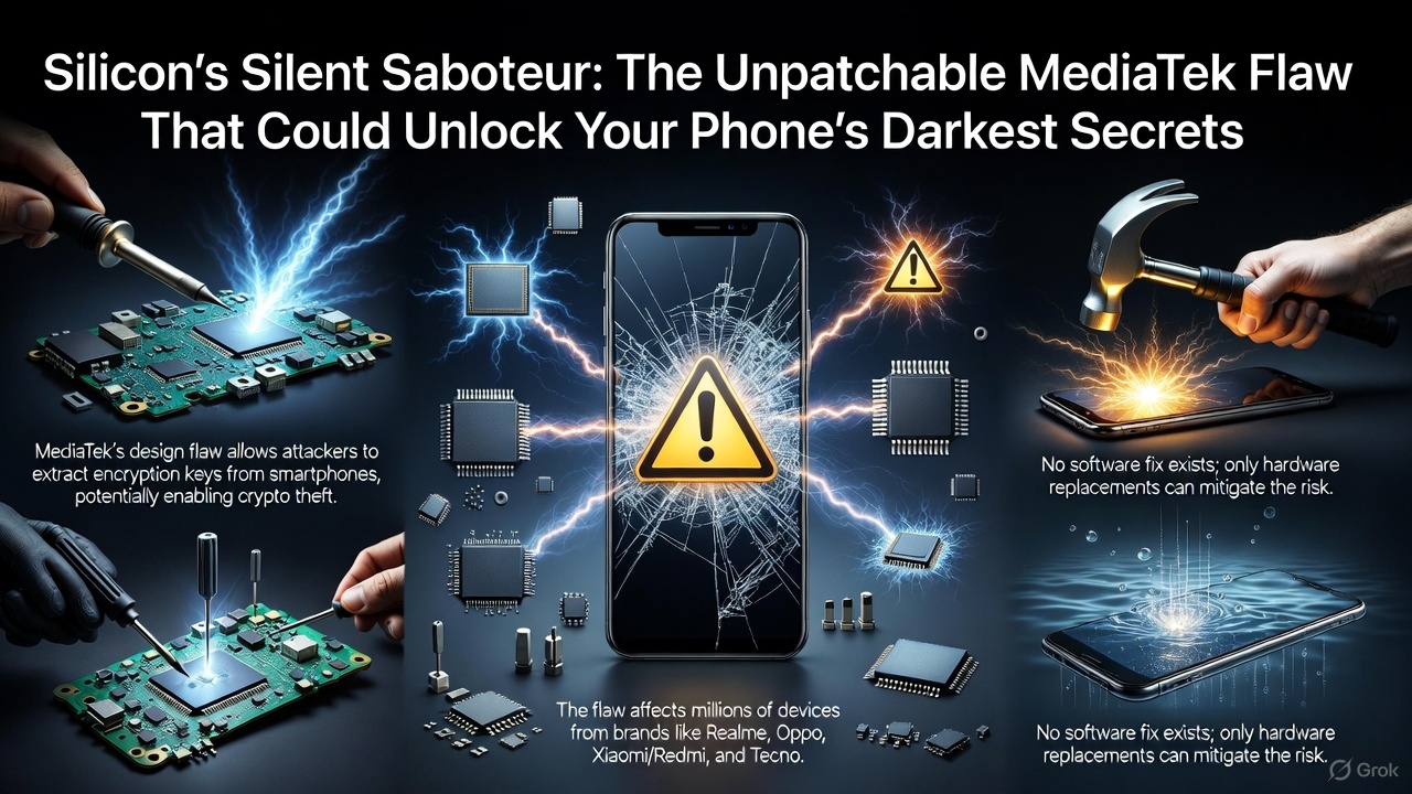 Silicon's Silent Saboteur: The Unpatchable MediaTek Flaw That Could Unlock Your Phone's Darkest Secrets