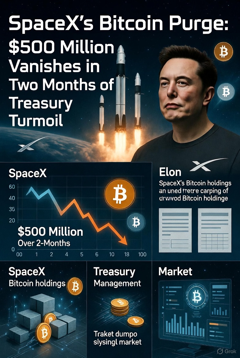 SpaceX's Bitcoin Purge: 0 Million Vanishes in Two Months of Treasury Turmoil