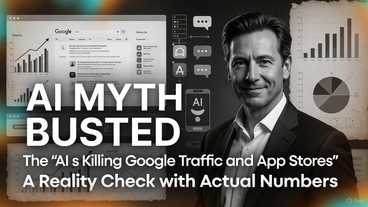 The “AI Is Killing Google Traffic and App Stores” Myth: A Reality Check with Actual Numbers