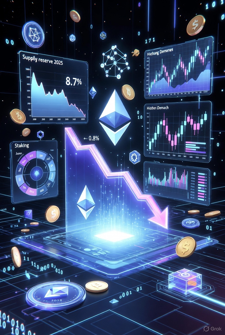 Ethereum's Exchange Reserves Plunge to Historic 8.7% Low: A Supply Crunch Poised to Ignite the Next Rally?