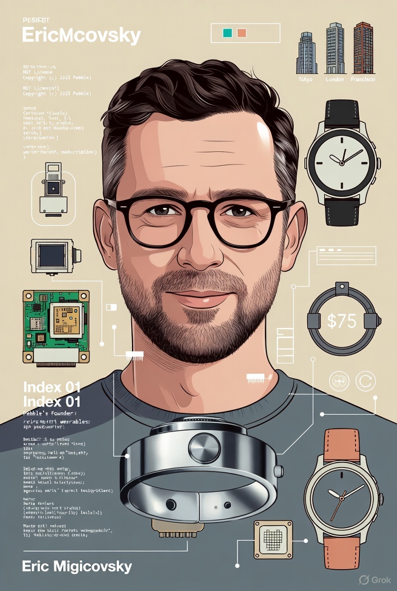 Pebble's Founder Reinvents Wearables with a  "Brain Memory" Ring: Simple, Open-Source, and Subscription-Free