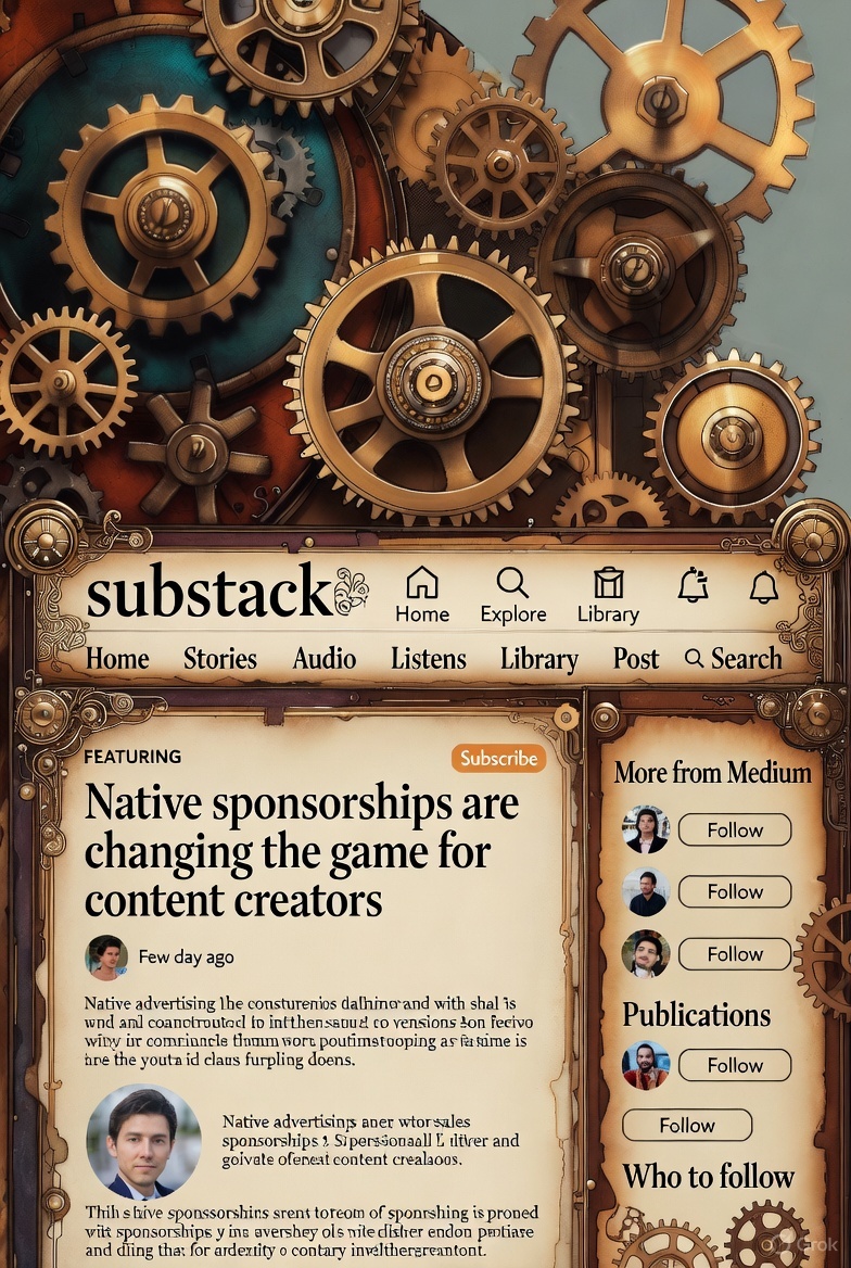 Substack's Native Sponsorships: Revolutionizing Creator-Brand Partnerships in the Newsletter Era