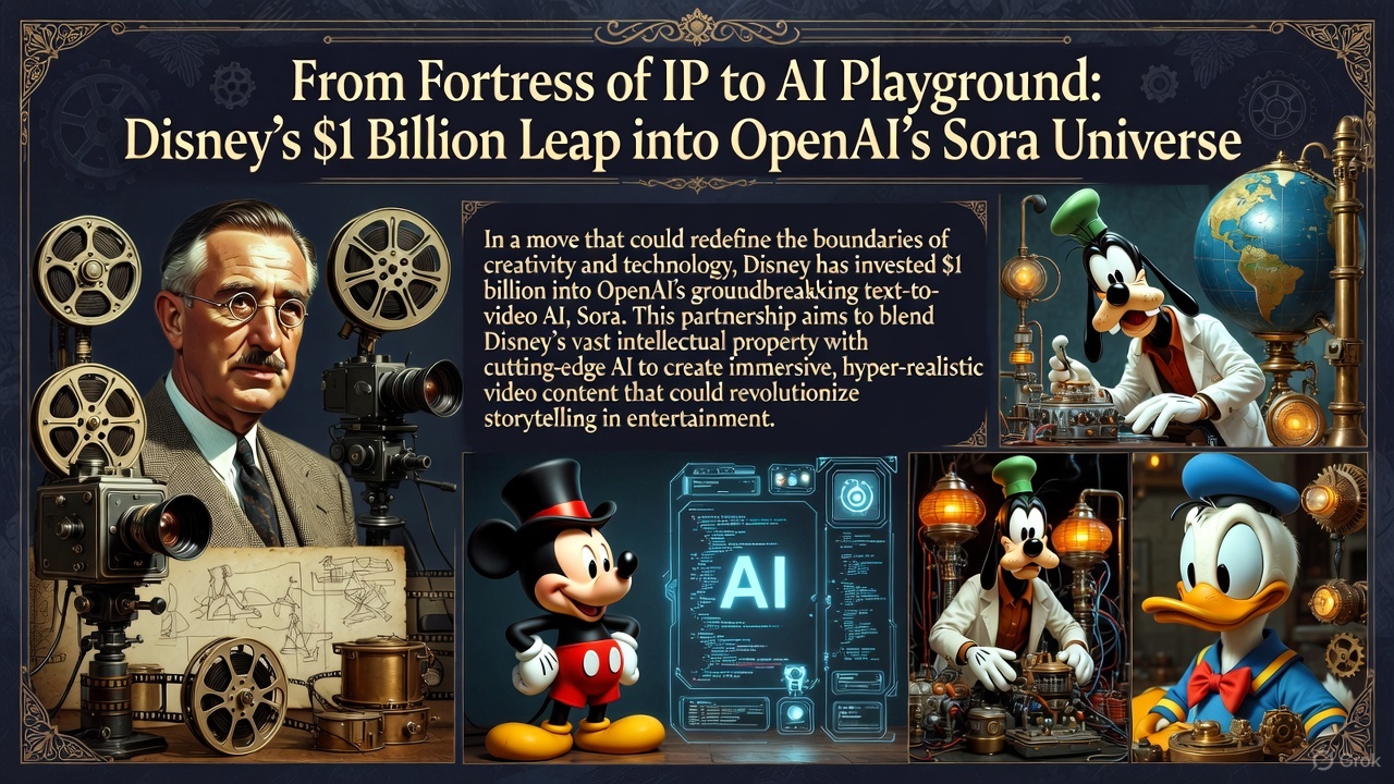 From Fortress of IP to AI Playground: Disney's <img Billion Leap into OpenAI's Sora Universe