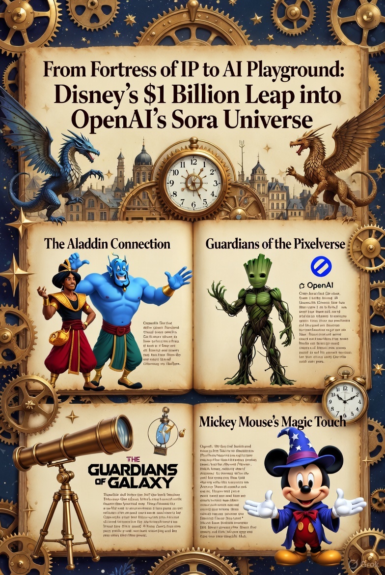 From Fortress of IP to AI Playground: Disney's <img Billion Leap into OpenAI's Sora Universe