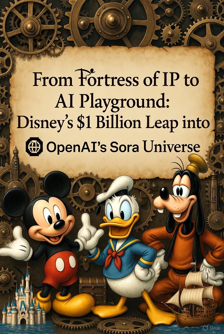 From Fortress of IP to AI Playground: Disney's <img Billion Leap into OpenAI's Sora Universe