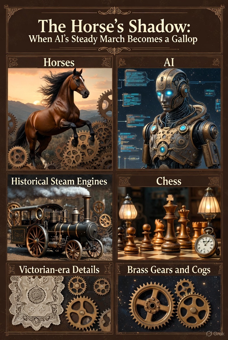 The Horse's Shadow: When AI's Steady March Becomes a Gallop