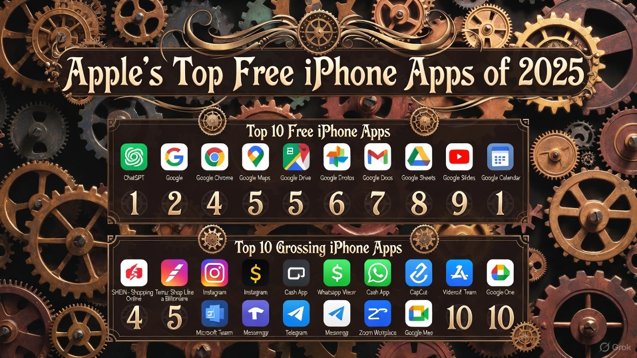 ChatGPT Tops Apple's 2025 Most Downloaded Free iPhone Apps List — With Google Claiming Half the Top 10