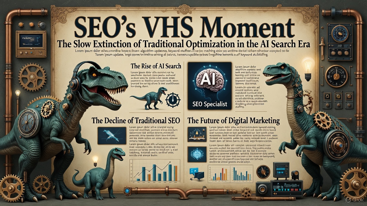 SEO's VHS Moment: The Slow Extinction of Traditional Optimization in the AI Search Era