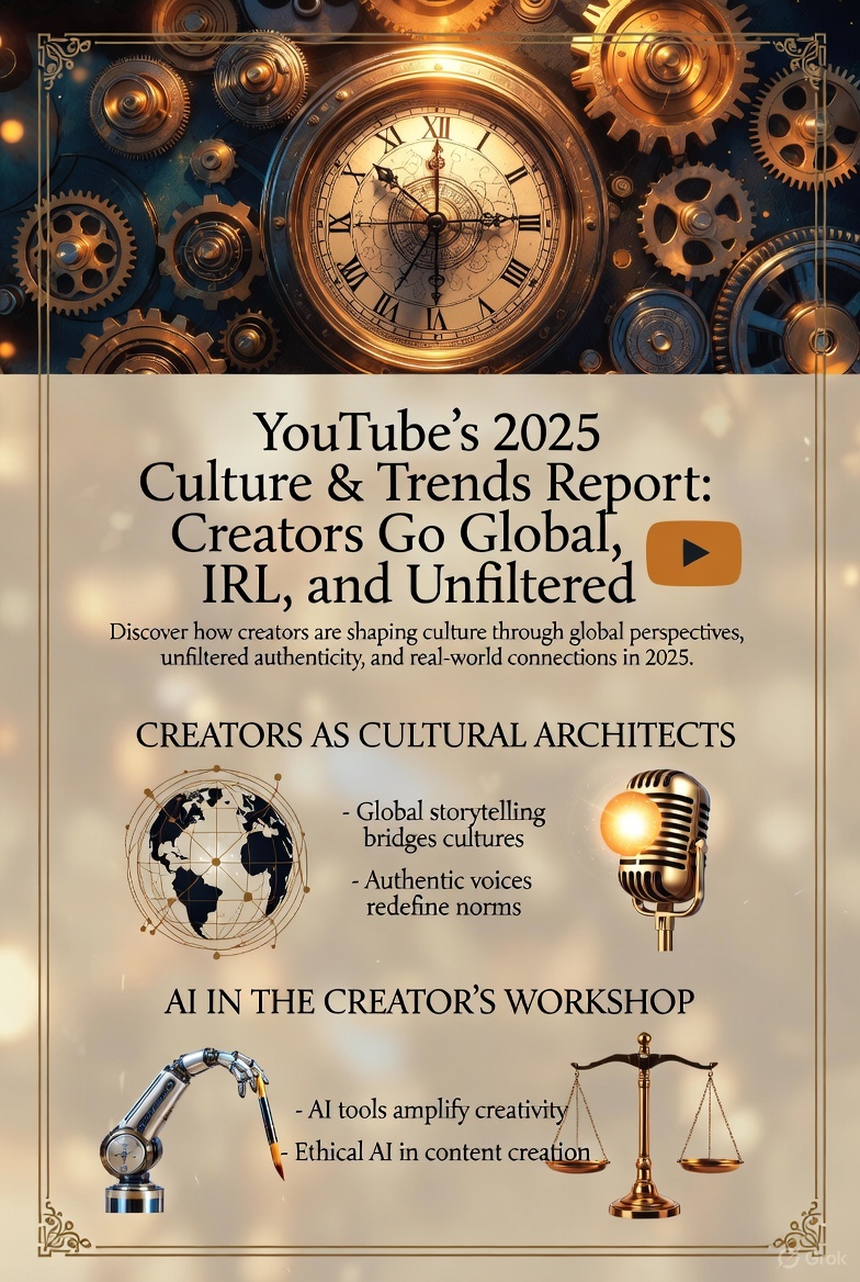 YouTube's 2025 Culture & Trends Report: Creators Go Global, IRL, and Unfiltered