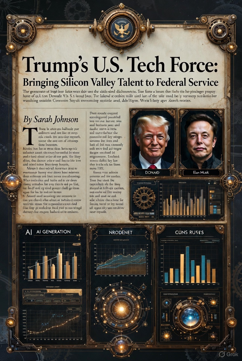 Trump's U.S. Tech Force: Bringing Silicon Valley Talent to Federal Service