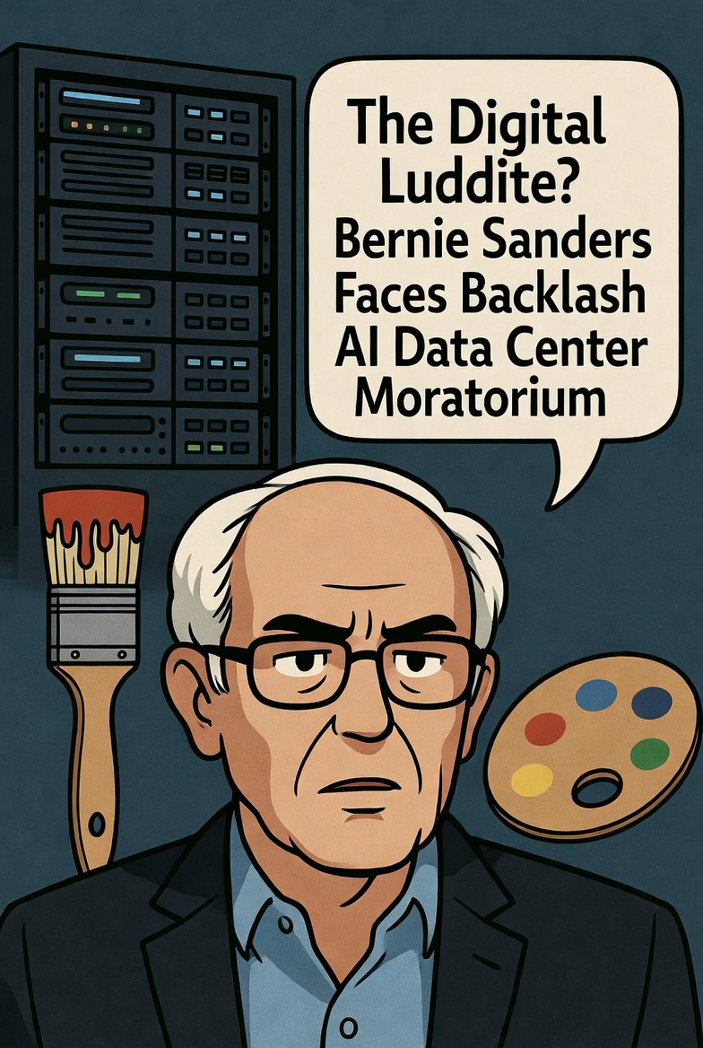 The Digital Luddite? Bernie Sanders Faces Backlash Over AI Data Center Moratorium