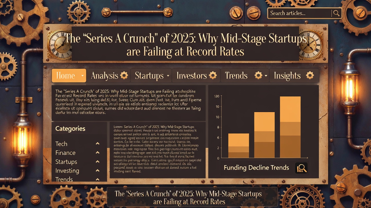The "Series A Crunch" of 2025: Why Mid-Stage Startups are Failing at Record Rates