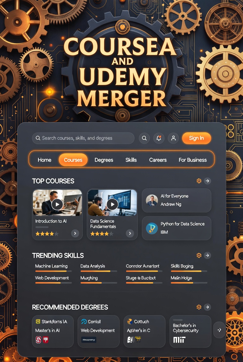 Coursera and Udemy Merge: A 