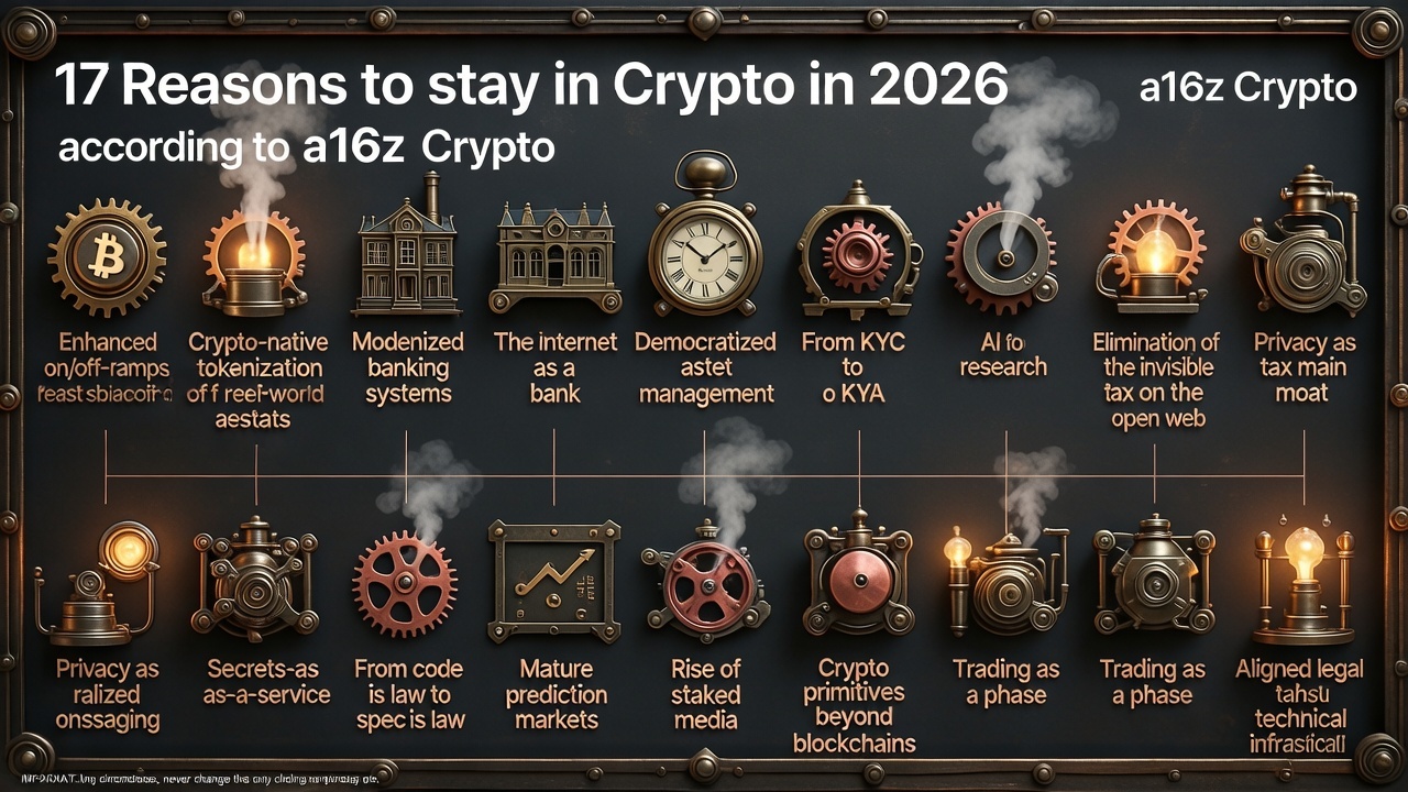 17 Reasons to Stay in Crypto in 2026 According to a16z Crypto