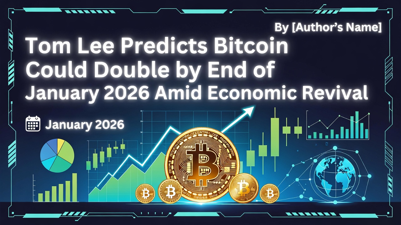 Tom Lee Predicts Bitcoin Could Double by End of January 2026 Amid Economic Revival