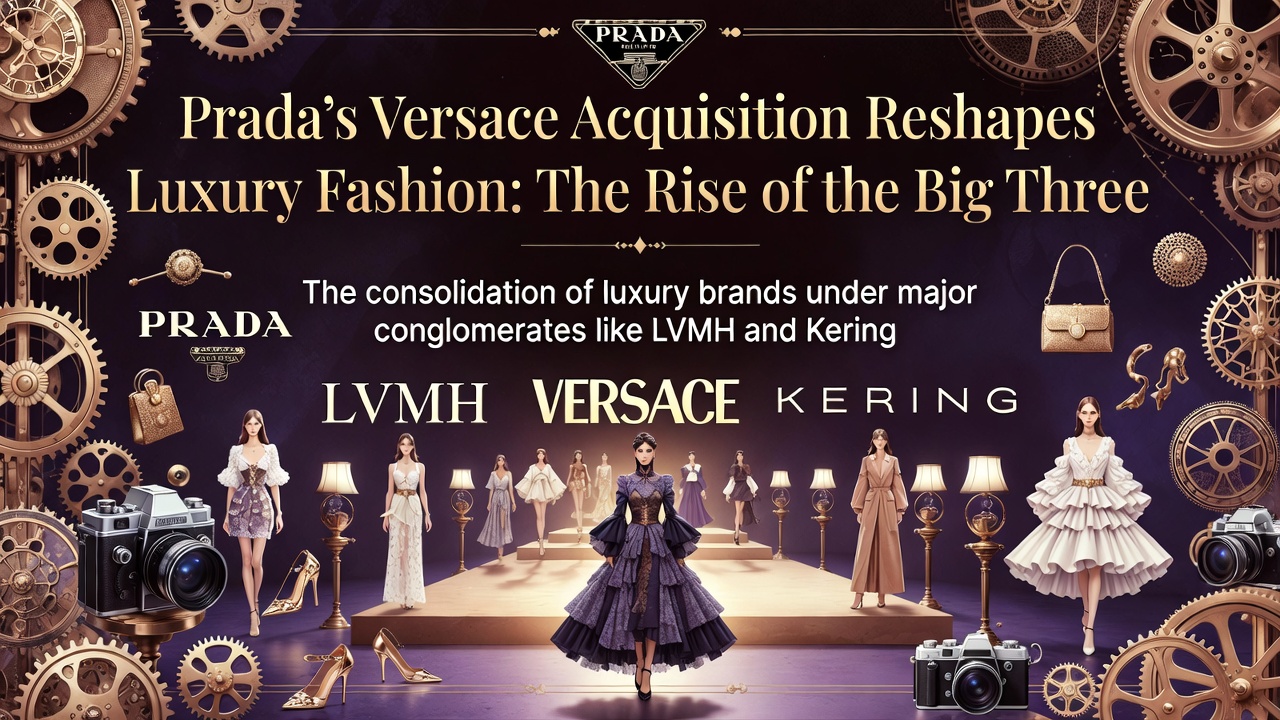 Prada's Versace Acquisition Reshapes Luxury Fashion: The Rise of the Big Three
