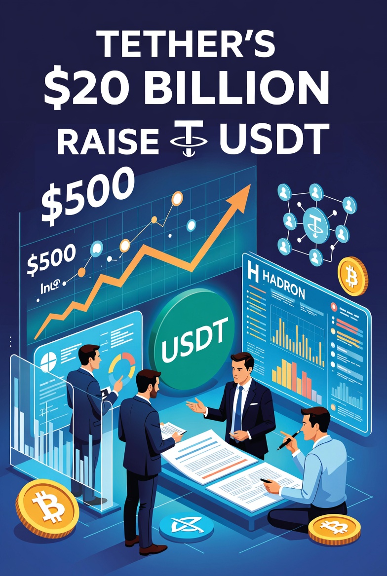 Tether Eyes Up to  Billion Raise at 0 Billion Valuation, Explores Share Buybacks and Tokenization for Liquidity
