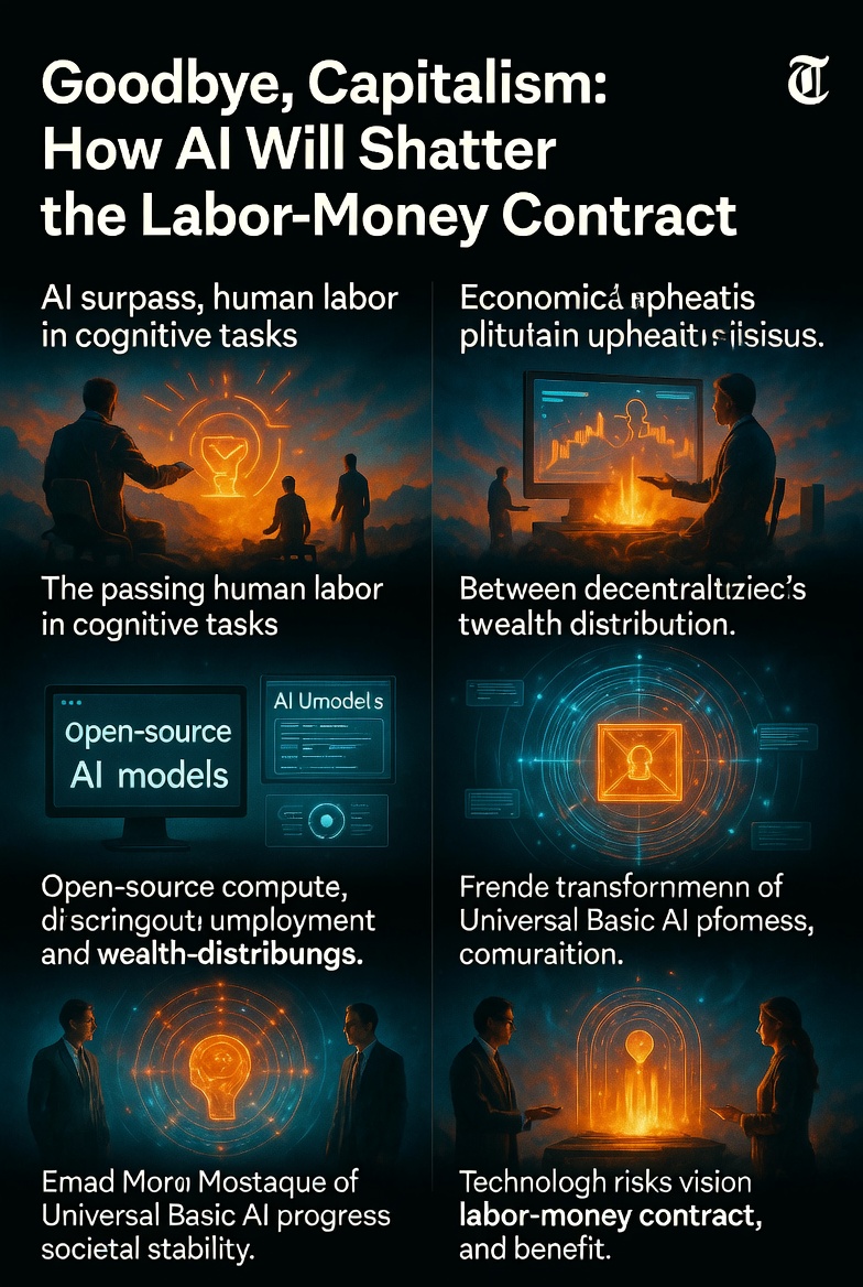 Goodbye, Capitalism: How AI Will Shatter the Labor-Money Contract