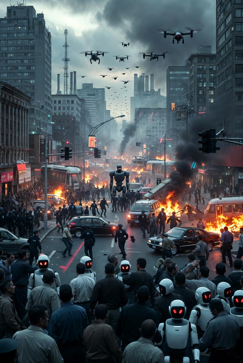 Killer Robots and Mass Riots Due to AI: Europol Paints a Grim Future