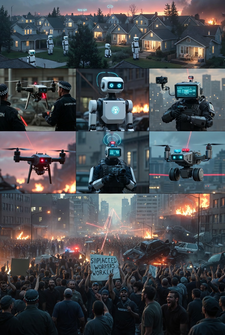 Killer Robots and Mass Riots Due to AI: Europol Paints a Grim Future