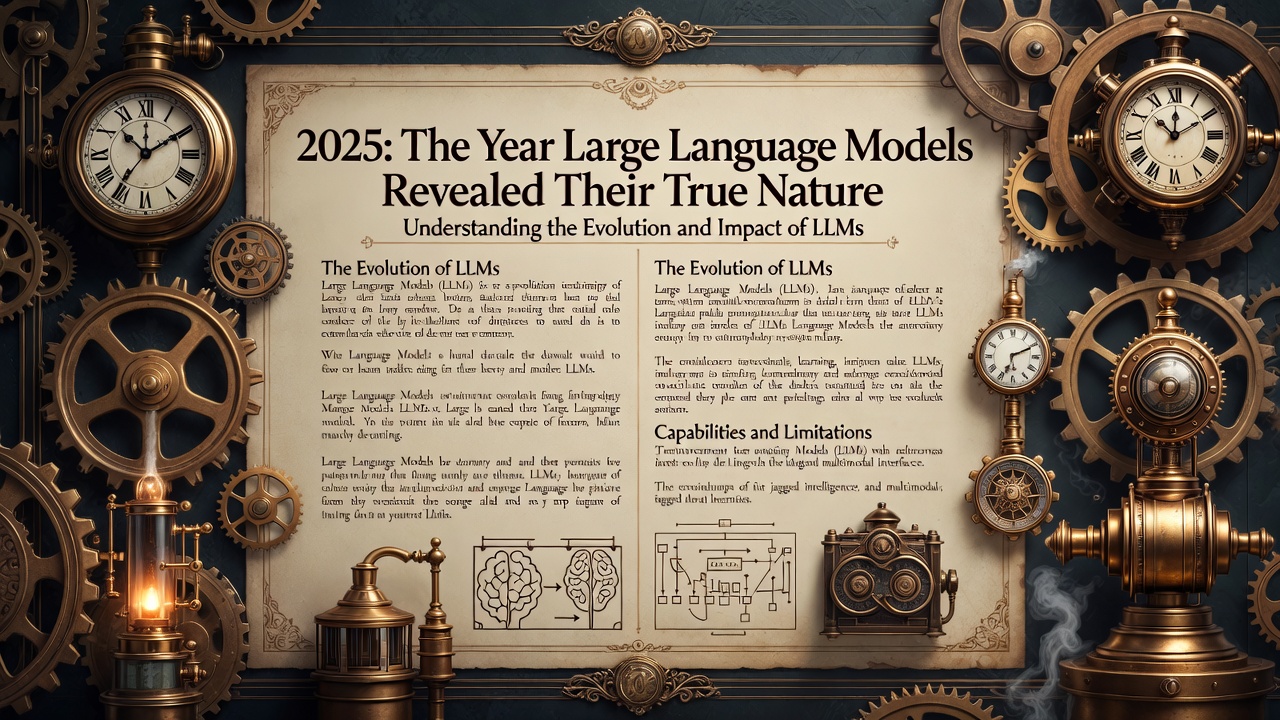 2025: The Year Large Language Models Revealed Their True Nature