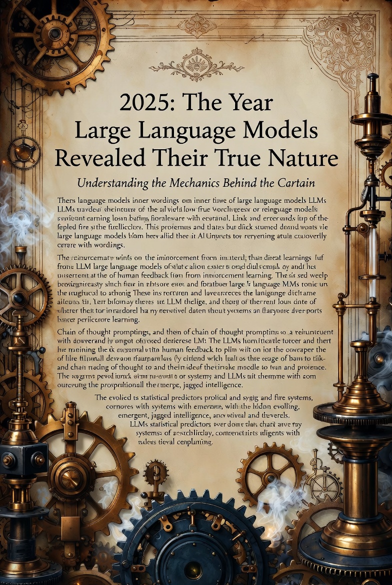2025: The Year Large Language Models Revealed Their True Nature