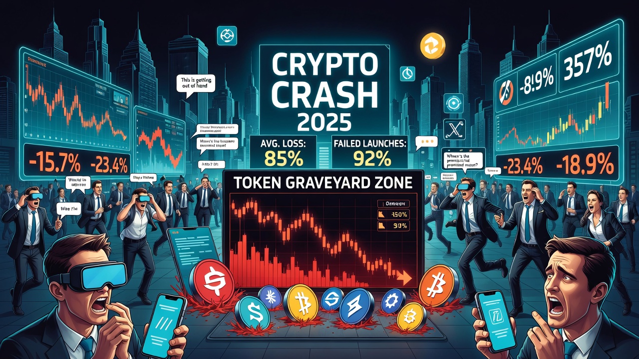 The 2025 Crypto Token Launch Bloodbath: Why 85% Are Sinking Below Launch Prices