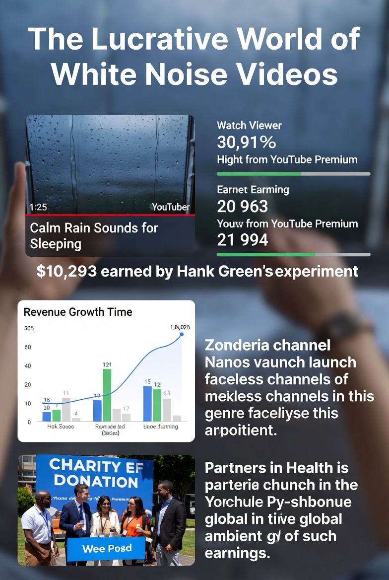The Lucrative World of White Noise Videos: How Faceless YouTube Channels Are Cashing In on Calm