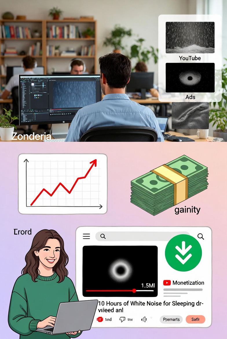 The Lucrative World of White Noise Videos: How Faceless YouTube Channels Are Cashing In on Calm