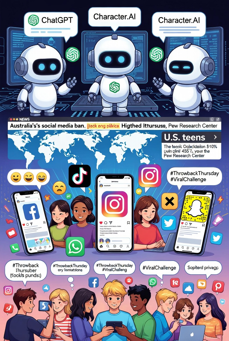 The Digital Lifeline: How Social Media and AI Are Shaping Teen Lives in 2025