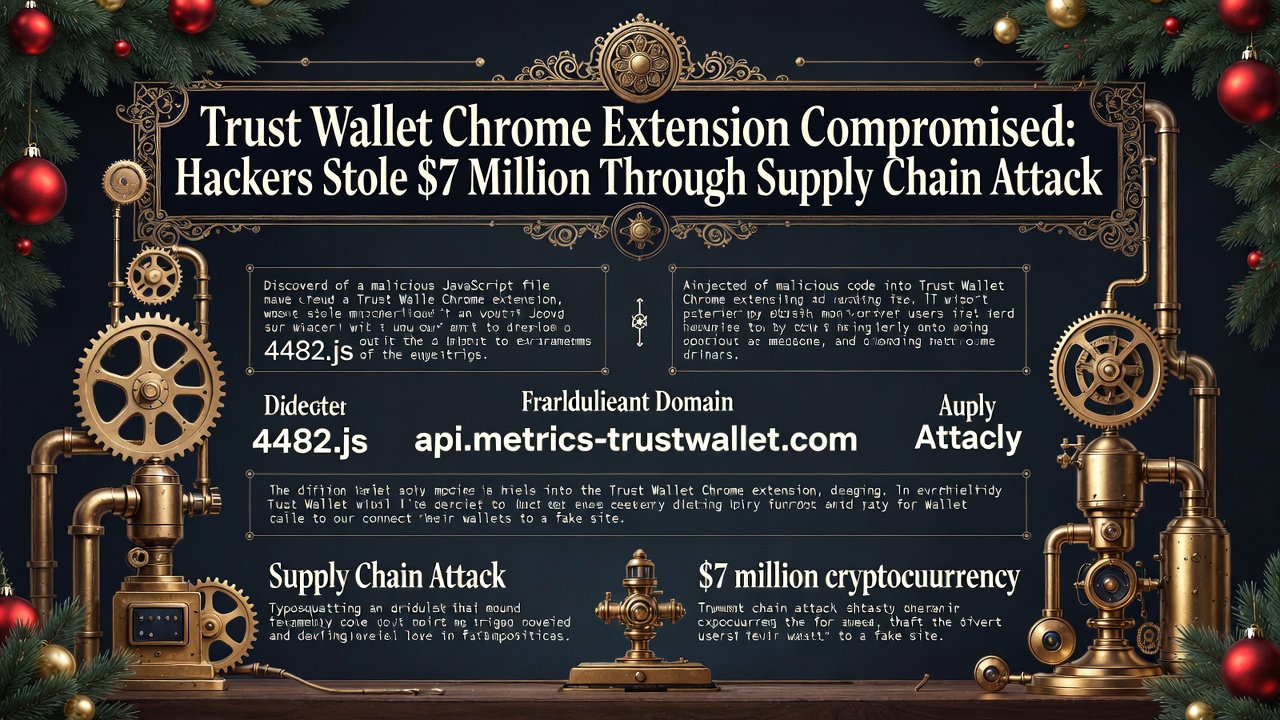 Trust Wallet Chrome Extension Compromised:  Million Stolen in Sophisticated Supply Chain Attack