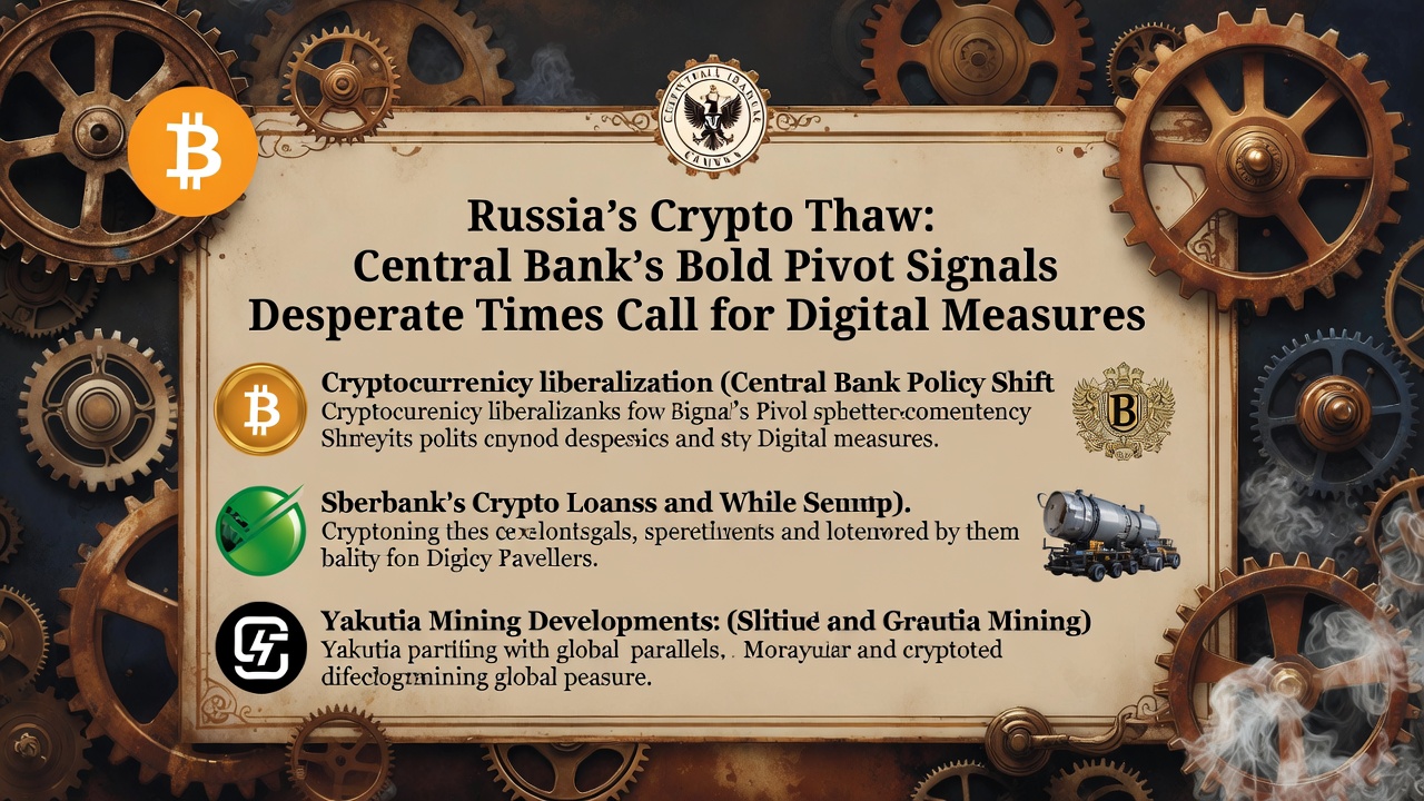 Russia's Crypto Thaw: Central Bank's Bold Pivot Signals Desperate Times Call for Digital Measures
