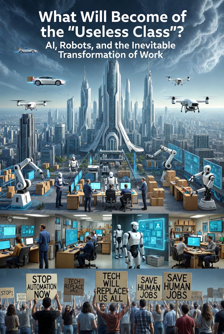 What Will Become of the "Useless Class"? AI, Robots, and the Inevitable Transformation of Work