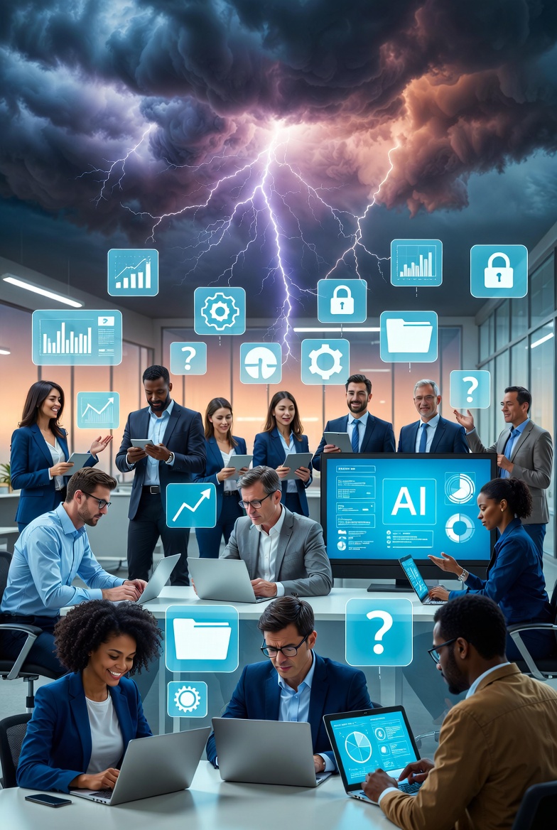 Navigating the AI Wave: What Professionals Really Think and Feel About AI in the Workplace